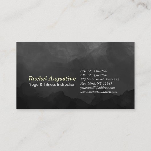 ヨガ瞑想インストラクター5クラスパスロイヤリティOM ロイヤリティカード (裏面)