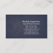 ヨガ瞑想インストラクター5クラスパス ロイヤリティカード (裏面)