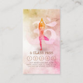 ヨガ瞑想インストラクター クラスパス ロイヤリティカード (正面)