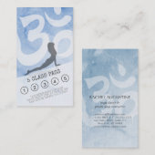 ヨガ瞑想インストラクター クラスパス ロイヤルティカード ロイヤリティカード (正面/裏面)