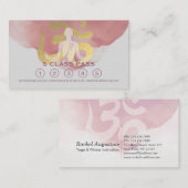 ヨガ瞑想インストラクター クラスパス ロイヤルティカード ロイヤリティカード (正面/裏面)