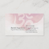 ヨガ瞑想インストラクター クラスパス ロイヤルティカード ロイヤリティカード (裏面)