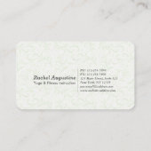 ヨガ瞑想インストラクター クラスパス ロイヤルティカード ロイヤリティカード (裏面)