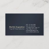 ヨガ瞑想インストラクター ライフコーチ クラスパス ロイヤリティカード (裏面)