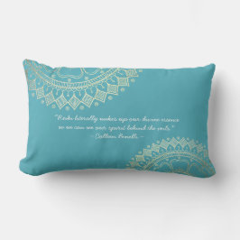 ヨガ瞑想インストラクター 青金マンダラ名言 ランバークッション