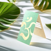 ヨガ瞑想インストラクターOMシンボル価格表 名刺