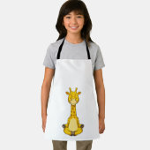 ヨガ瞑想キリン エプロン (インサイチュ)