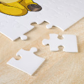 ヨガ瞑想キリン ジグソーパズル (側面)