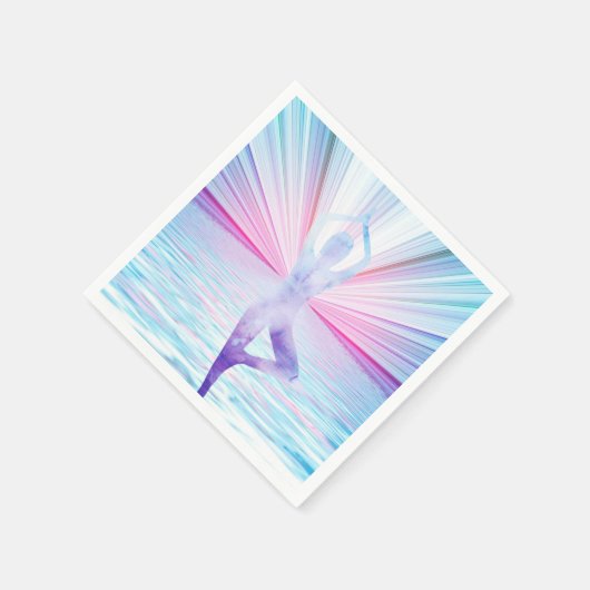 ヨガ瞑想ナマステパーティーまたは特殊イベント スタンダードカクテルナプキン (角)