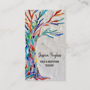 ヨガ瞑想ビジネスカード 名刺