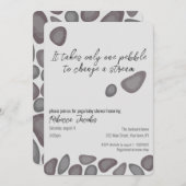 ヨガ瞑想ベビーシャワー招待状 招待状 (正面/裏面)