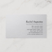 ヨガ瞑想レイキ指導者 パープルゴールドロータス 名刺 (裏面)