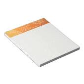 ヨガ瞑想先生オモダンレンジ金ゴールド曼荼羅 ノートパッド (アングル)