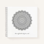 ヨガ瞑想感謝曼荼羅日記 ノートブック (正面)