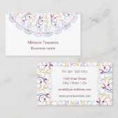 ヨガ瞑想用フローラプロフェッショナル 名刺 (正面/裏面)