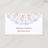 ヨガ瞑想用フローラプロフェッショナル 名刺 (正面)