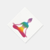 ヨガ瞑想紙ナプキンス スタンダードカクテルナプキン (角)