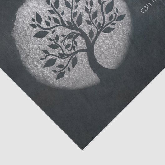 ヨガ瞑想霊気インストラクターシルバーツリー引用文 薄葉紙 (詳細)