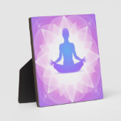 ヨガ瞑想 フォトプラーク (正面)