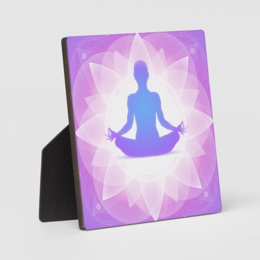 ヨガ瞑想 フォトプラーク (正面)