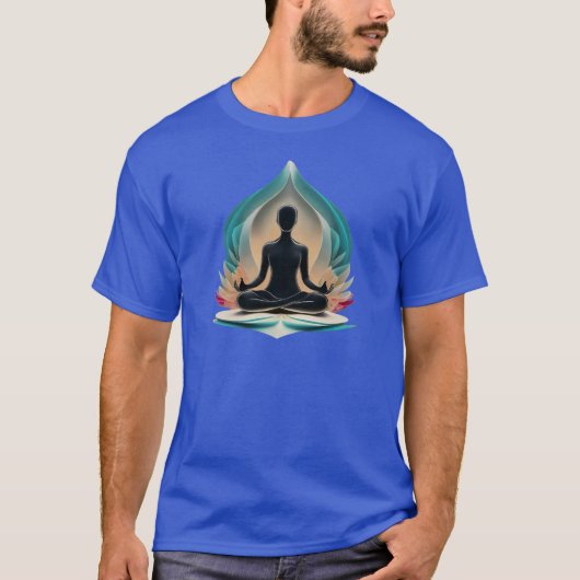 ヨガ瞑想Tシャツ Tシャツ (正面)