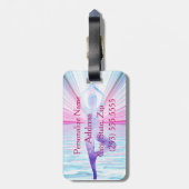 ヨガ禅ニューエイジパーソナライズされた荷物 ラゲッジタグ (裏面縦)