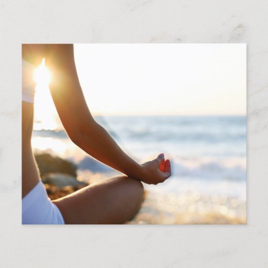 ヨガ禅自然瞑想マッサージフライヤー チラシ (正面)