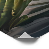 ヨガ絵を描ズ：山の湖による穏やかな瞑想 ポスター (角)