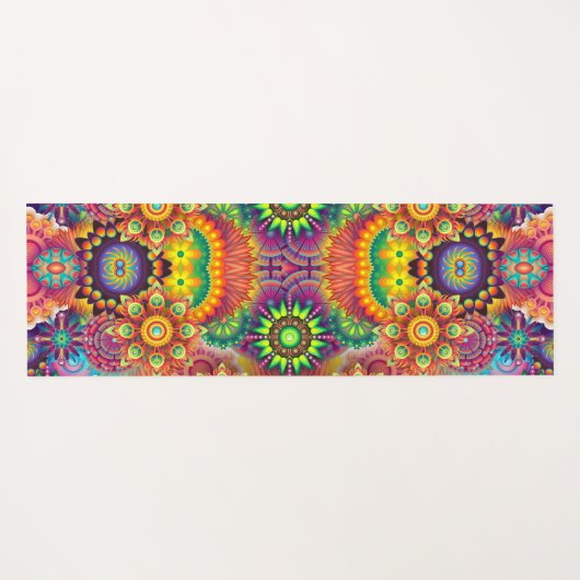 ヨガ美色フィットネスパーソナライズされたヨガ ヨガマット (裏面(横))