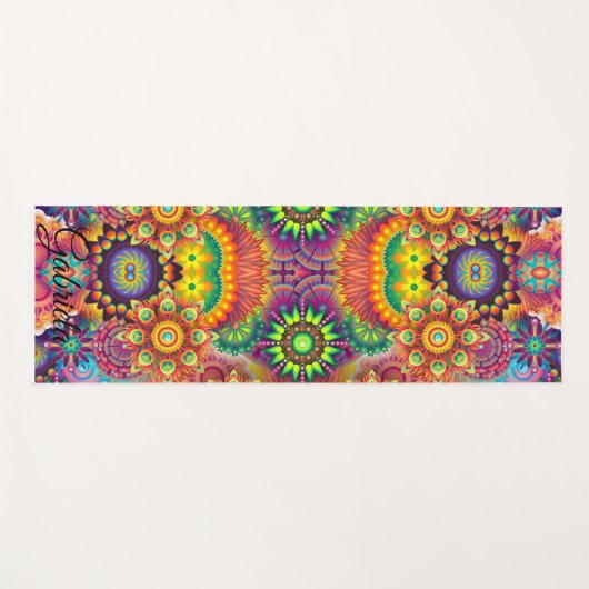 ヨガ美色フィットネスパーソナライズされたヨガ ヨガマット (正面(横))