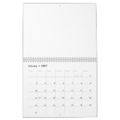 ヨガ聖地瞑想シンボルギフトアイディア カレンダー (1月 2027)