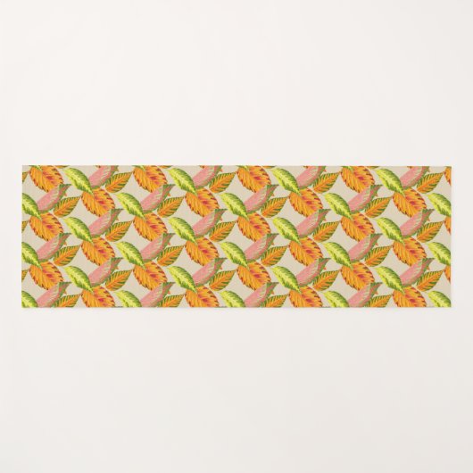 ヨガ芸術品を気取ったマットの秋 ヨガマット (正面(横))