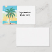 ヨガ訓練 名刺 (正面/裏面)