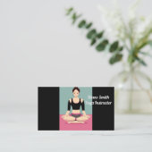 ヨガ訓練 名刺 (スタンド正面)