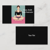 ヨガ訓練 名刺 (正面/裏面)