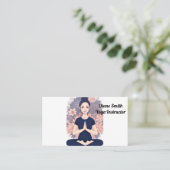 ヨガ訓練 名刺 (スタンド正面)