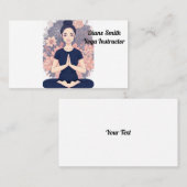 ヨガ訓練 名刺 (正面/裏面)