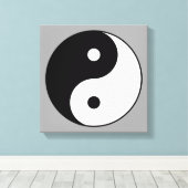 ヨガ記号 キャンバスプリント (インサイチュ (ウッドフロア))