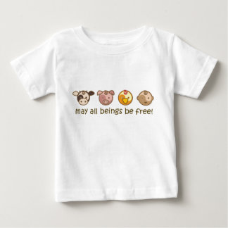 ヨガ話ベビー:すべての存在が無料Tee ベビーTシャツ
