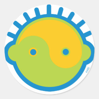 ヨガ話ベビー：ビッグボーイイン – ヤン ラウンドシール