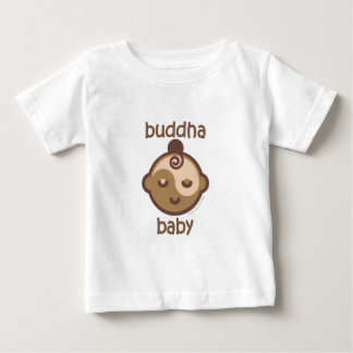 ヨガ話ベビー：仏ベビー顔 – 肉 ベビーTシャツ