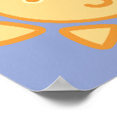 ヨガ話ベビー:太陽、月、星 ポスター (角)