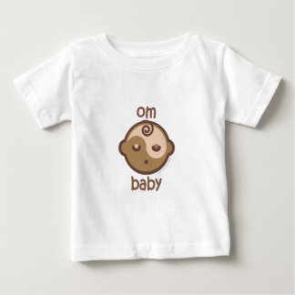 ヨガ話ベビー: Omベビー ベビーTシャツ