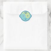 ヨガ話ベビーLil' Yogi Stickers ラウンドシール (バッグ)
