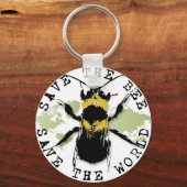 ヨガ話救: Bee...キーチェーン キーホルダー (正面)