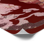 ヨガ話：ブッダの木のプリント ポスター (角)