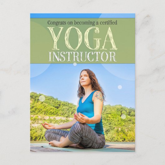 ヨガ認定インストラクター法へ ポストカード (正面)