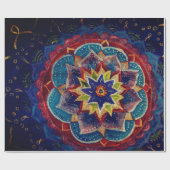 ヨガ誕生日ギフトラッピング紙 ラッピングペーパー (フラット)