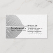 ヨガ講師 ロータス メディテーション ポーズ 5 クラスパス ロイヤリティカード (裏面)