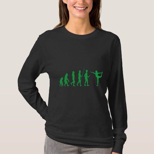 ヨガ進化 Tシャツ (正面)